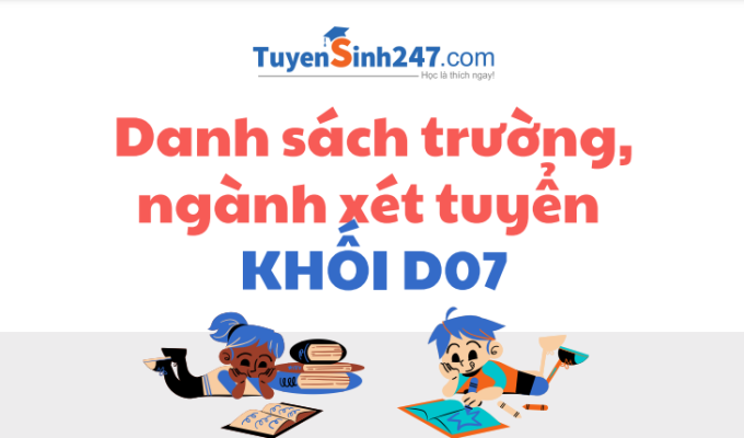 danh sach truong nganh xet tuyen khoi d07